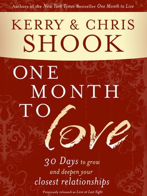 cover image of One Month to Love